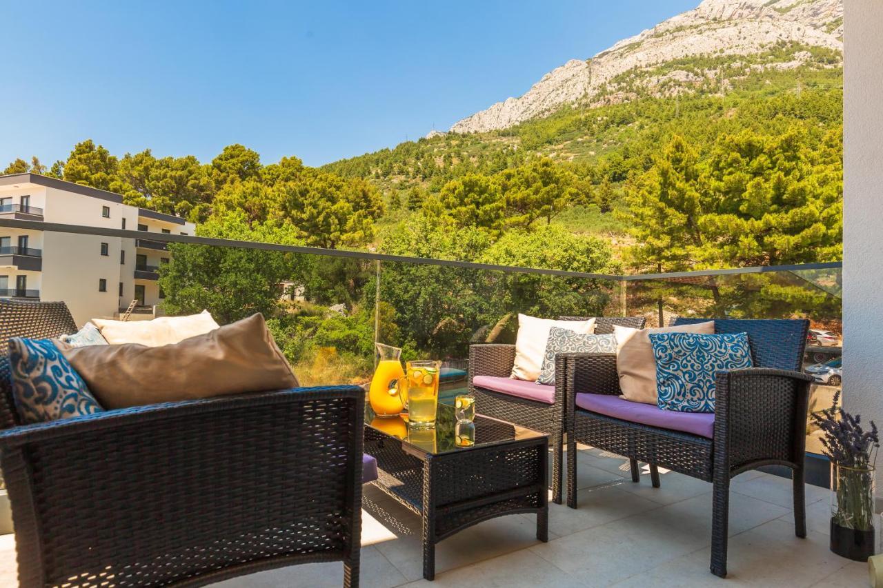 Luxury 2 Bedroom Apartment With Sea View Baška Voda Eksteriør billede