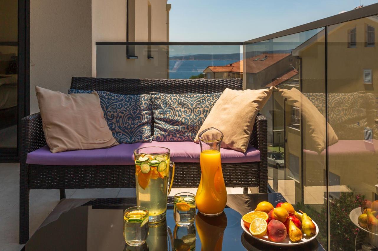 Luxury 2 Bedroom Apartment With Sea View Baška Voda Eksteriør billede