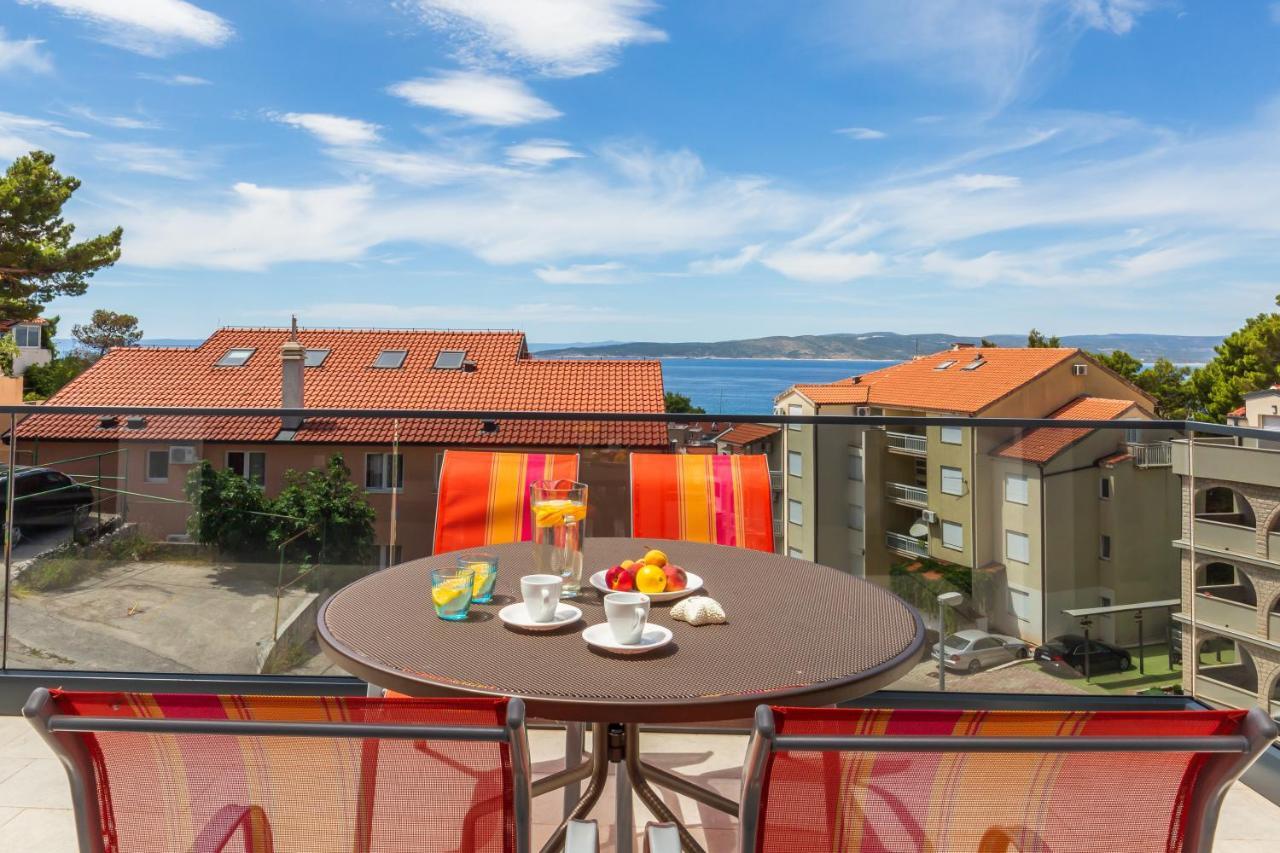 Luxury 2 Bedroom Apartment With Sea View Baška Voda Eksteriør billede